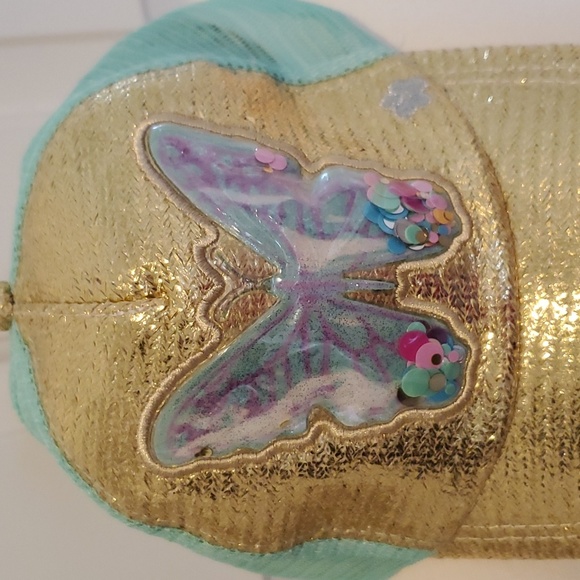 Lot of 2 Girls Limited Too Baseball Caps Hats-Happy Vibes Trucker Butterfly NWT - Picture 5 of 6